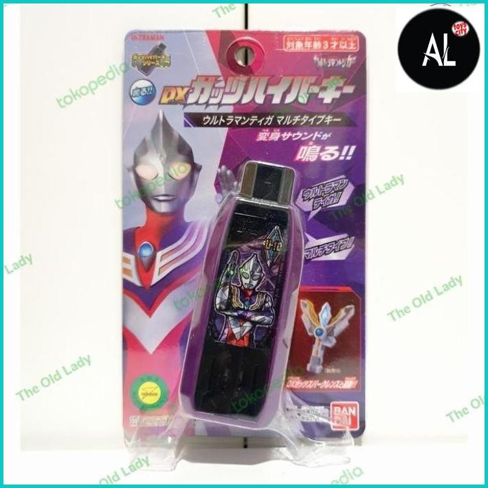 Al Bandai Ultraman Trigger Dx Guts Hyper Key Tiga Multi Type Spark Lens