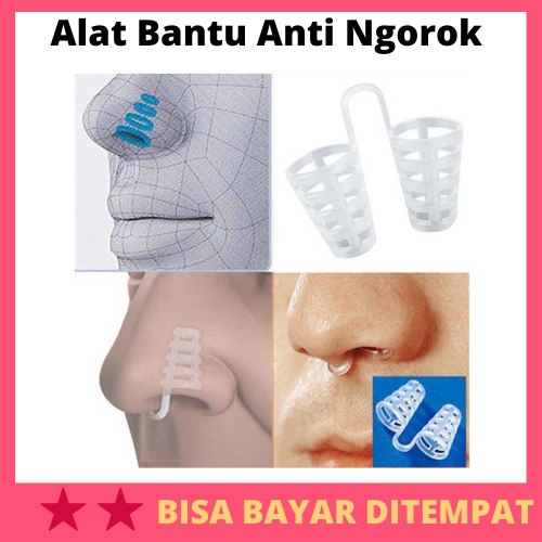 Alat Bantu Anti Ngorok Mendengkur 4 PCS / Alat Bantu Pembantu Penghenti Pengurang Pencegah Penghilan