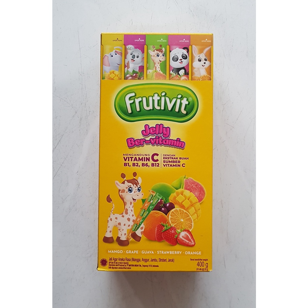 

bGF FRUTIVIT JELLY BER-VITAMIN 20 gr - PACK