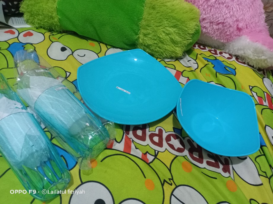 Mangkok Bulat L Piring Kotak & Mangkok Kotak Gelombang Hoya