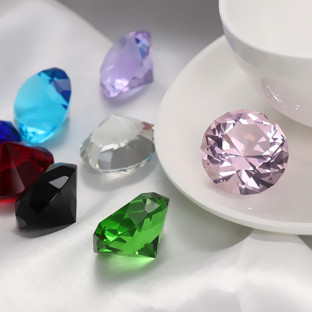 Preva 30mm Crystals Diamond DIY Dekorasi Pesta Home Decor Bening