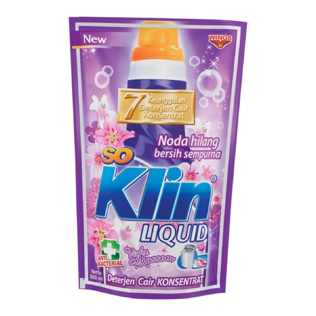 SoKlin Deterjen Cair Konsentrat All Variant 800 ml