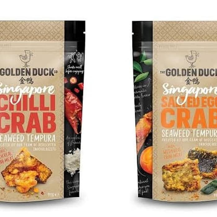 

Golden Duck Chilli Crab Seaweed Tempura 110 Gram (Made in Singapore)