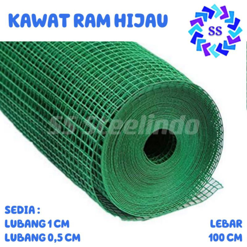 KAWAT BURUNG - KANDANG - RAM - AYAKAN HIJAU TEBAL