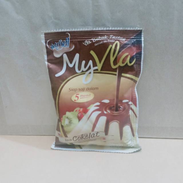 Nutrijell MyVla Coklat / Saos Puding agar rasa my vla