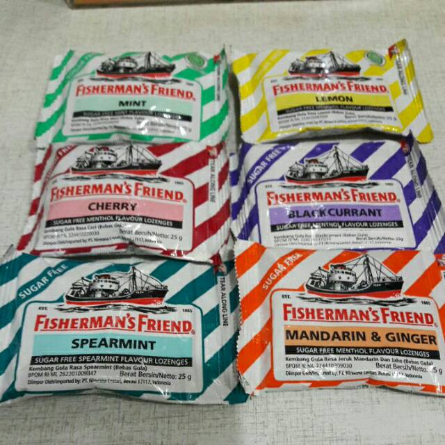 

Permen fisherman's friend sugar free