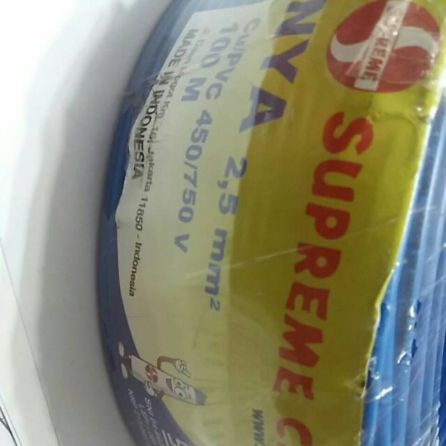 Kabel NYA 2.5mm Supreme - Kabel Tunggal 2.5mm supreme