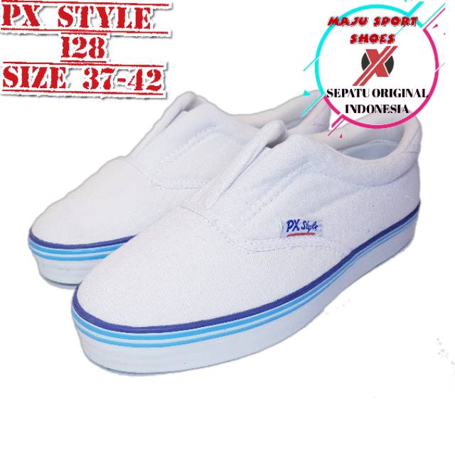 PX STYLE 128 179 - Sepatu original Slip On Kanvas Sepatu lukis / Sepatu slip on px style pria wanita