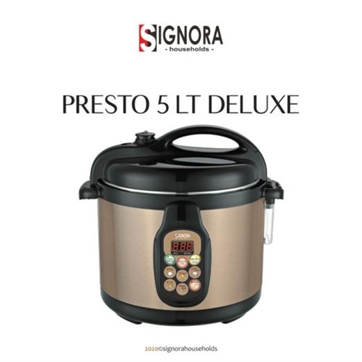 Presto Deluxe 5 liter Signora Kapasitas 5 Liter Bonus Hadiah