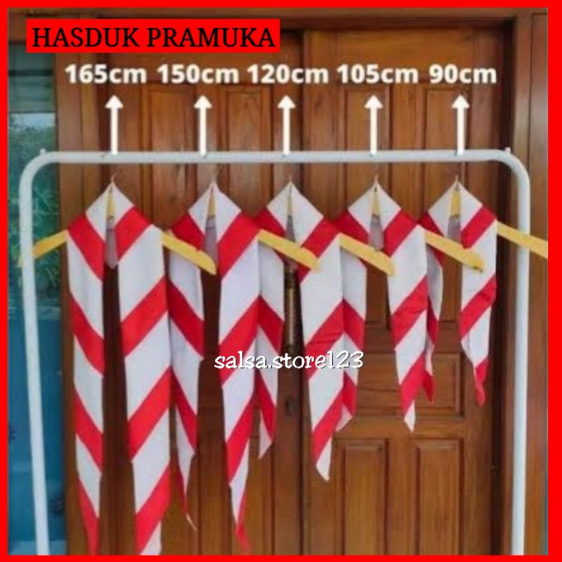 Hasduk/Kacu Pramuka Merah putih Murah Siaga/Penggalang/Penegak/Pembina Panjang