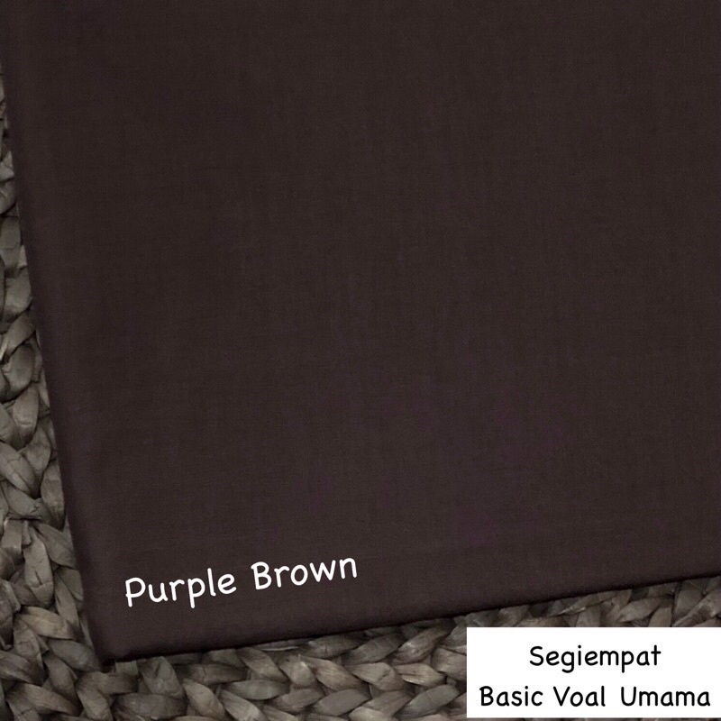 Hijab Basic Voal Umama Part 3-Purple Brown