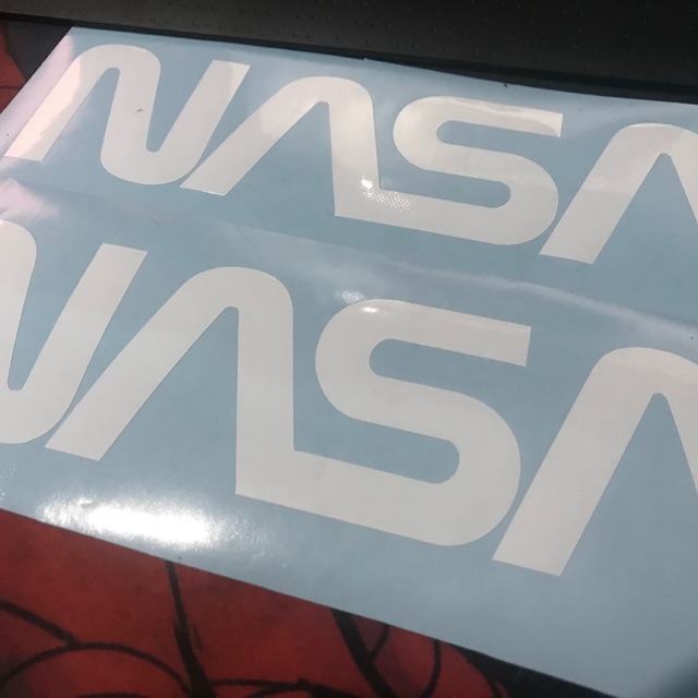 

Sticker Cutting NASA