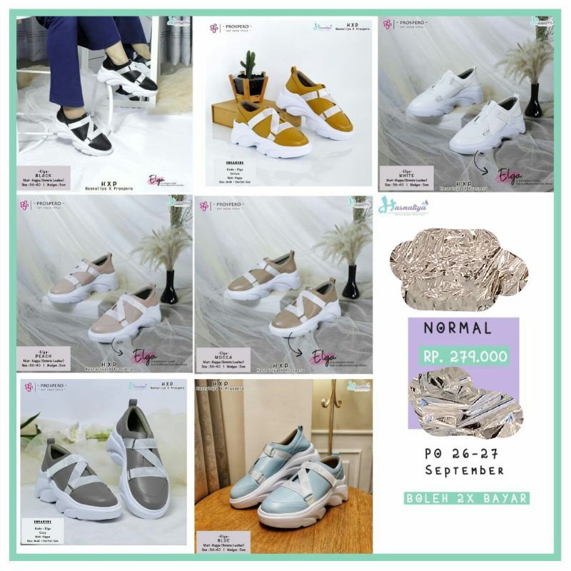 Elga Prospero x Hasnaliya bayar 2x, Harga Diskon