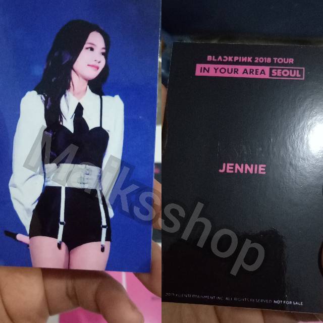 Blackpink In Your Area in Seoul Photocard Kpop