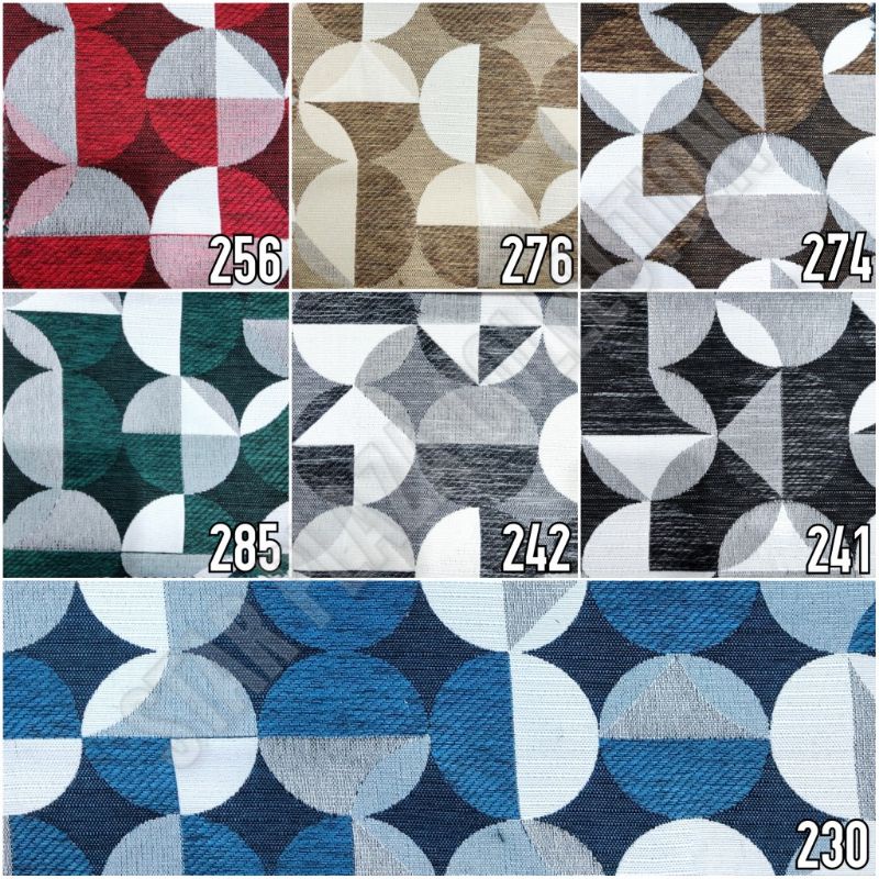 Promo Kain Kanvas Motif Hikaron Motif Bulat-Bulat Kecil Modern Minimalis - Ringo (Sofa, Kursi, Jok,