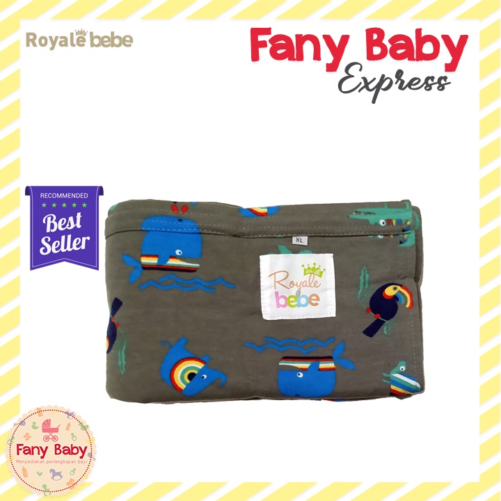 ROYALE BEBE EASY SLING (GEOS) 2IN1 (GENDONGAN KAOS)