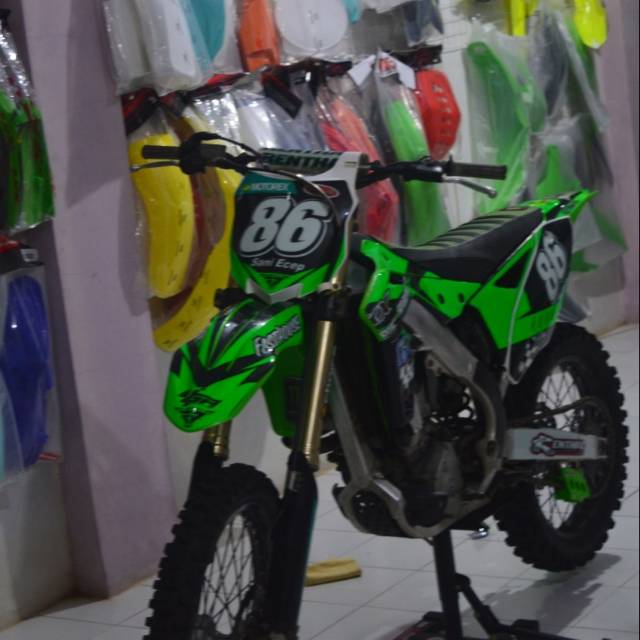 Decal Hijau  KAWASAKI KX 250 , Klx oracal KX 250