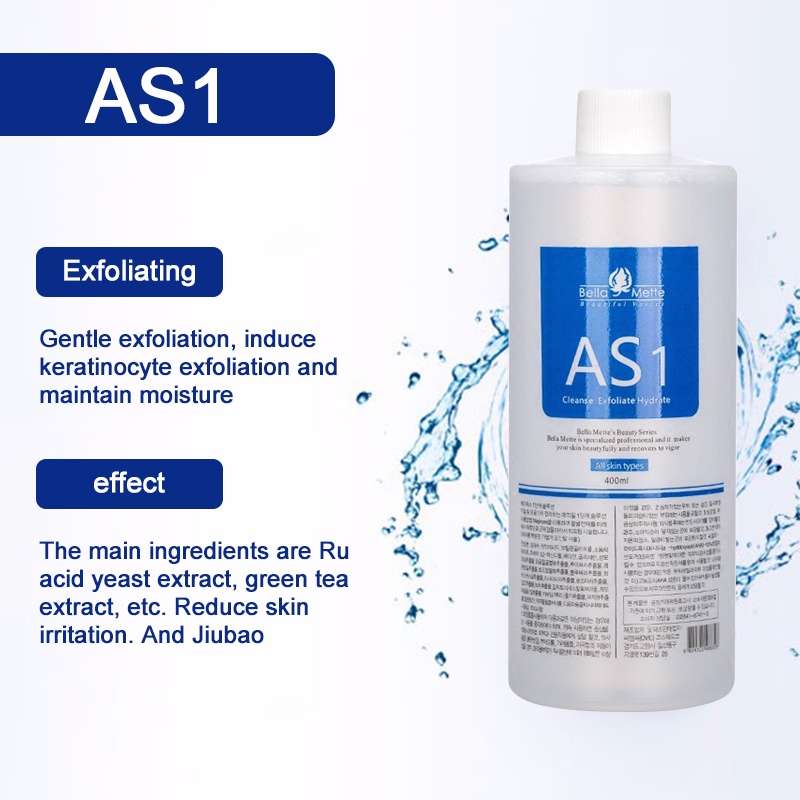 Original AS1 SA2 AO3 Serum Hydra Aqua Dermabrasion Oxy Bubble Abeluna Hydro Aqua Peel 400ML