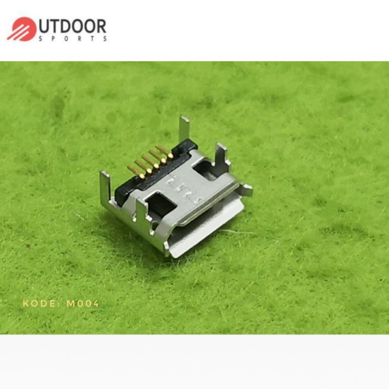 Jual M004 Conector Charger 5 Pin 4 Kaki Konektor Socket Micro USB Tipe ...