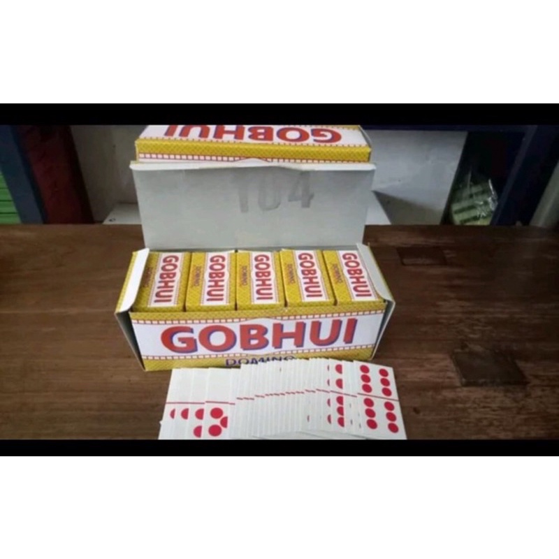 KARTU DOMINO GAPLE GOBHUI MURAH HARGA PER PCS GROSIR MAINAN KARTU DOMINO GAPLE KERTAS