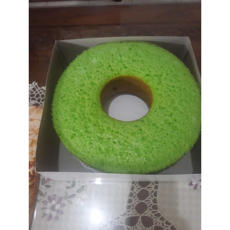 

Bolu Chiffon Pandan Panggang Thank You "_____^