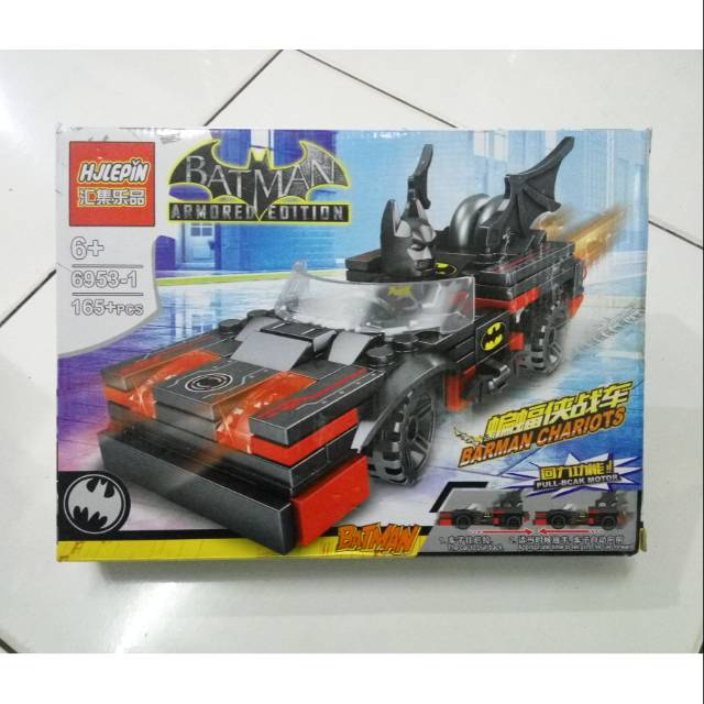Mainan balok figure Batman Armored Brick HJlepin 69531