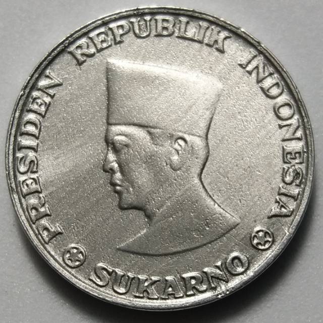 A8 -KOIN KUNO 10 SEN SUKARNO KEPULAUAN RIAU TAHUN 1962