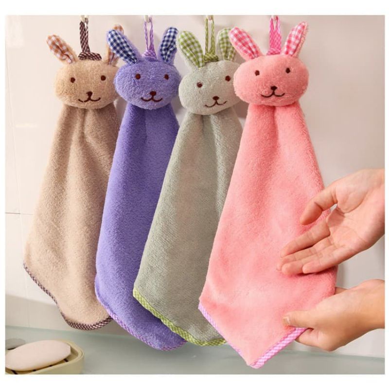 Hand Towel Kelinci Lap Tangan Motif Bintang Rabbit