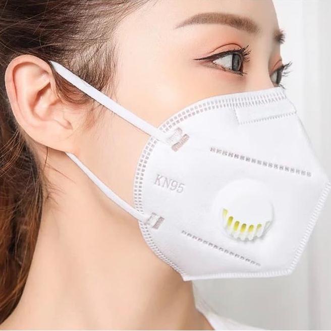 MASKER KN95 RESPIRATOR MASKER MEDIS N95 ANTI SESAK ANTI VIRUS TERLARIS