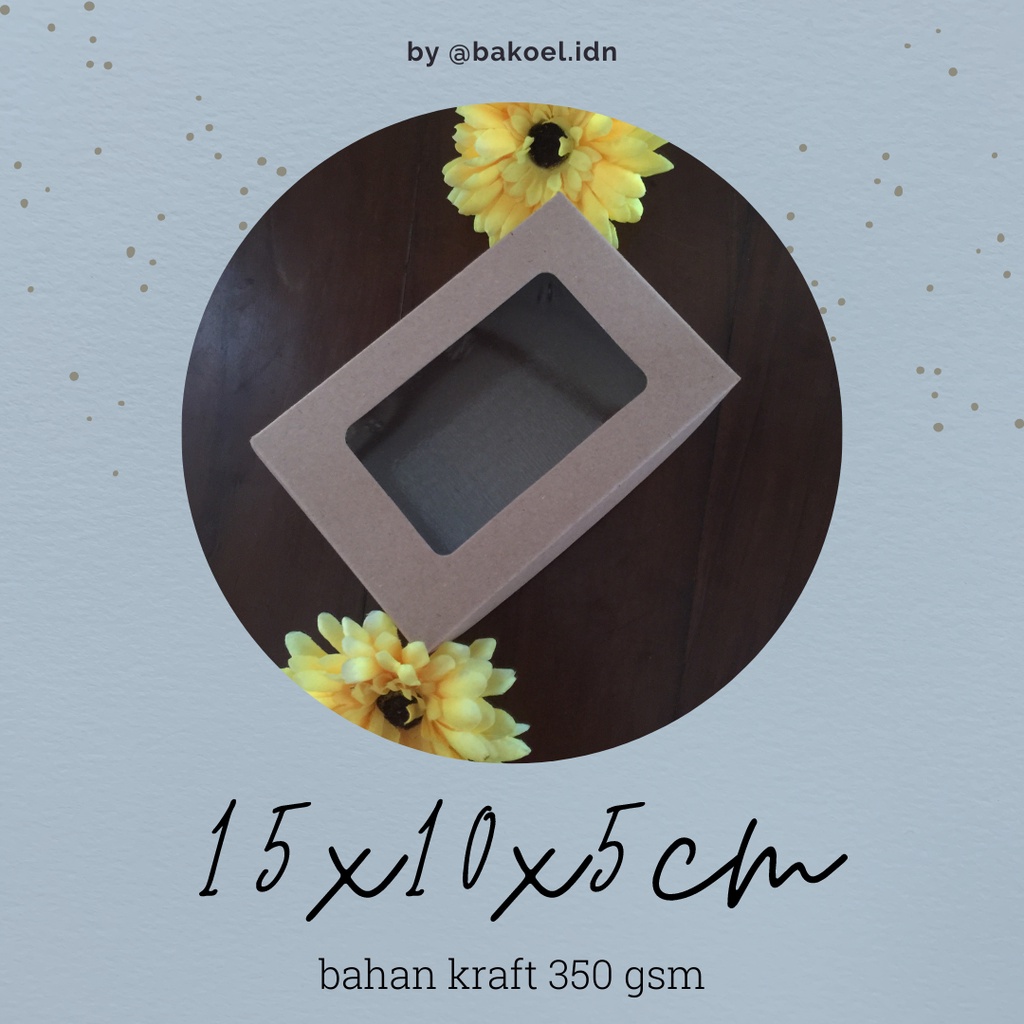 

Kardus Kotak Box Dus Packaging Kemasan Kraft Laminasi Makanan Kue Cantik