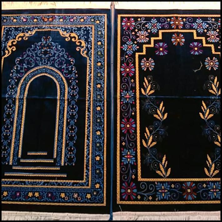 PREMIUM SAJADAH TURKI ALIF GOLD SPIGEL