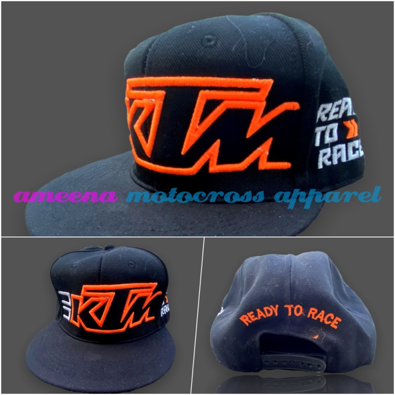 Topi Motocross - Topi Trail - Topi Racing Bordir - Topi Snapback Cross - Topi Daily Outfit Bordir - Topi Supermoto - Topi Trabas - Topi Drag Race - KT005