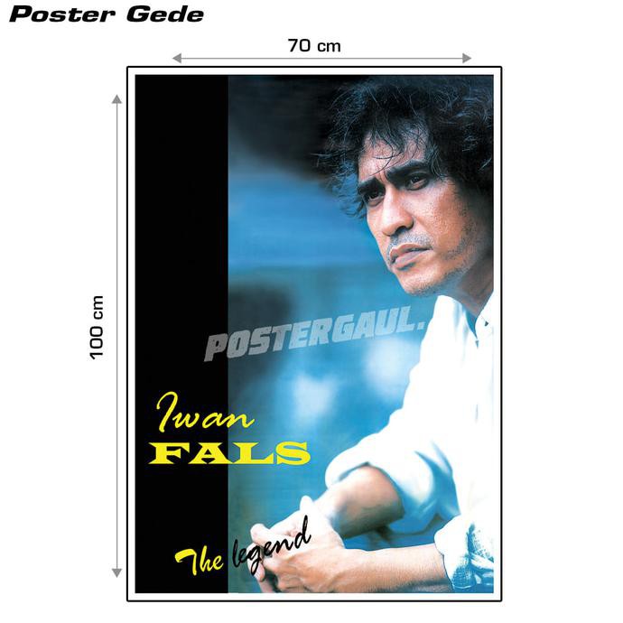 PROMO Poster IWAN FALS #08B - Gede 70 x 100 cm STOK TERBATAS