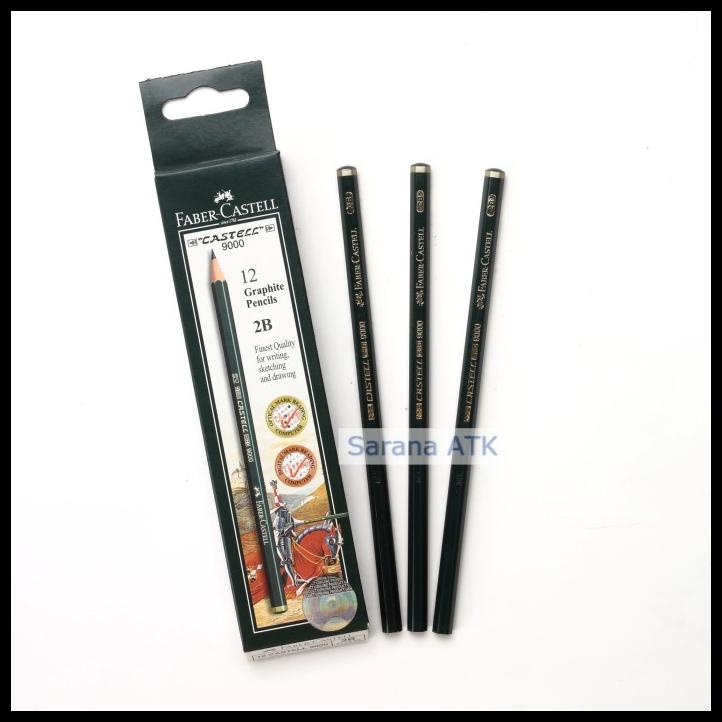 

Daisydooo | Faber Castell Pencil 9000 2B / Pensil Komputer 2B - Lusin
