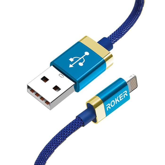 KABEL ROKER DENIM 3TYPE MICRO USB , IPH 5 /6/7/8 , TYPE-C - KABEL CHARGER