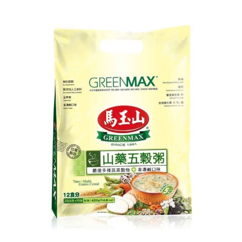 

GREENMAX Yam & Multi grains cereal @35g (ASIN)