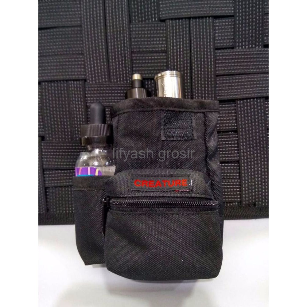 Jual Mini Bag Pouch Tas Pinggang Khusus Vape Rokok Elektrik Vaporizer paling laris Shopee