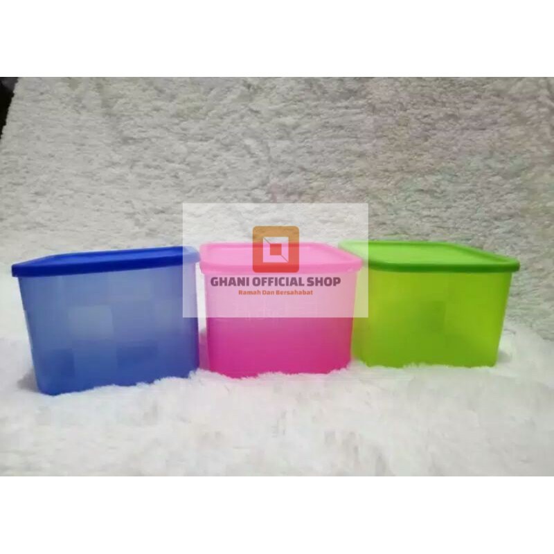 ( G.O.S ) toples segi kotak makan uk 1000 ml/lunch box toples kue ( COD )