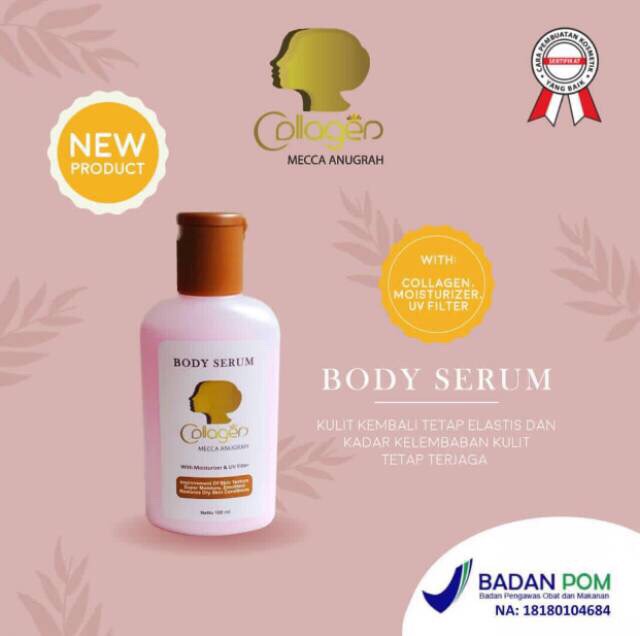 SYB Body Serum Collagen Mecca Anugerah BPOM