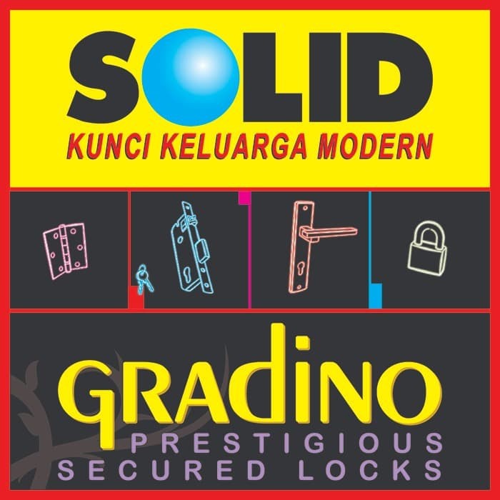 TERLENGKAP SOLID - BAR HANDLE PINTU DARURAT/PANIC EXIT DEVICE SOLID PED 310 + 016