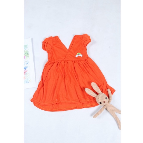 Jeco fashion Dress anak rainbow (POLOS)