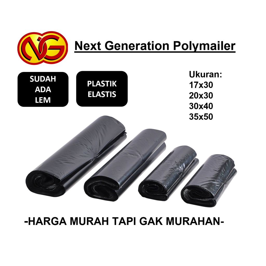 

Plastik Polymailer Hitam Elastis Rekat-Bungkus Plastik Packing Online