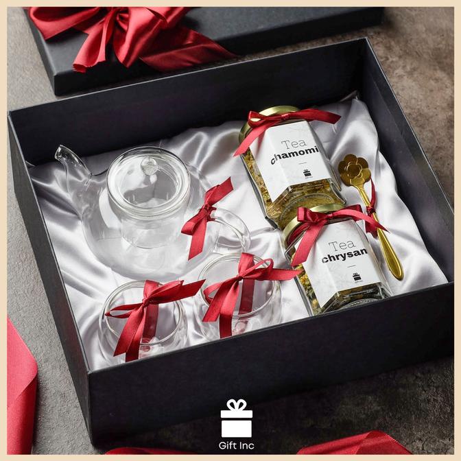 

BISA BAYAR DITEMPAT Hampers / Kado Wedding / Corporate / Teman / Birthday- THE CLASSIC TEA HEMAT