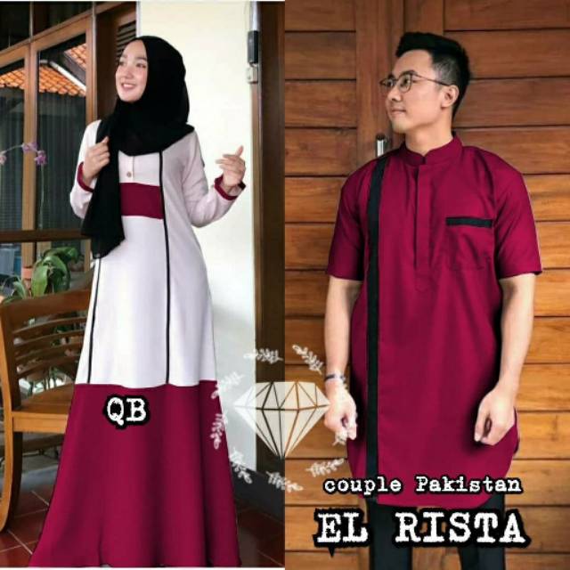 SARIMBIT LEBARAN (2020) HAFIZ&HAFIZAH FAMILY GAMIS PLUS KHIMAR- BAJU COUPLE KELUARGA TERBARU