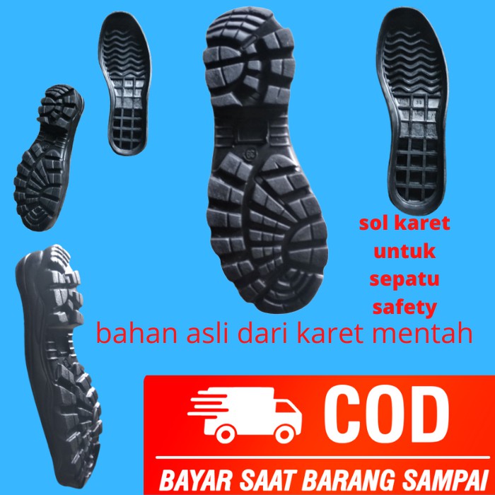 sol karet sepatu safety.sol karet.sol sepatu safety.untuk pdl.king.chettah.gunung.treking.