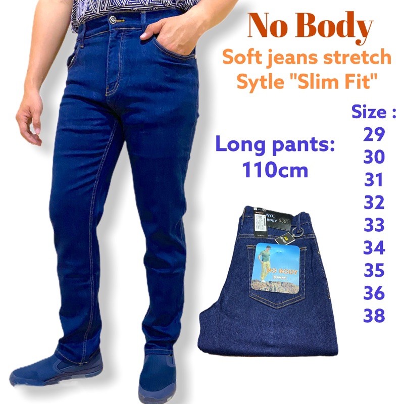 PREMIUM QUALITY | Celana Panjang Nobody Jeans Pria| STRETCH JEANS.