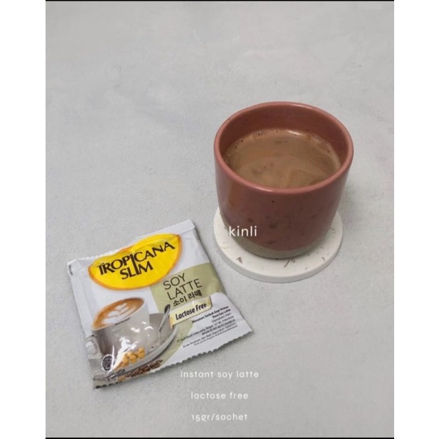 vegan soy latte instant coffee plant based kopi nabati tropicana slim