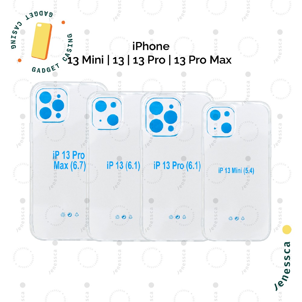 Casing iPhone 13 Mini/13/13 Pro/13 Pro Max Case TPU Transparan Bening