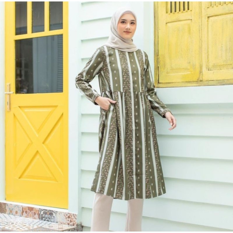 Heaven Lights Olive From CALLA TUNIK size XL