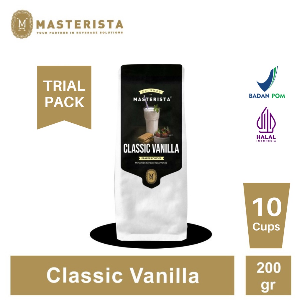 

Bubuk Minuman Masterista Classic Vanilla Base 200gram